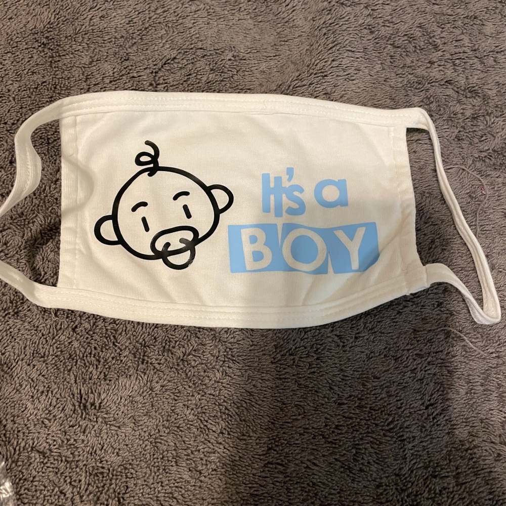It’s a boy facemask
